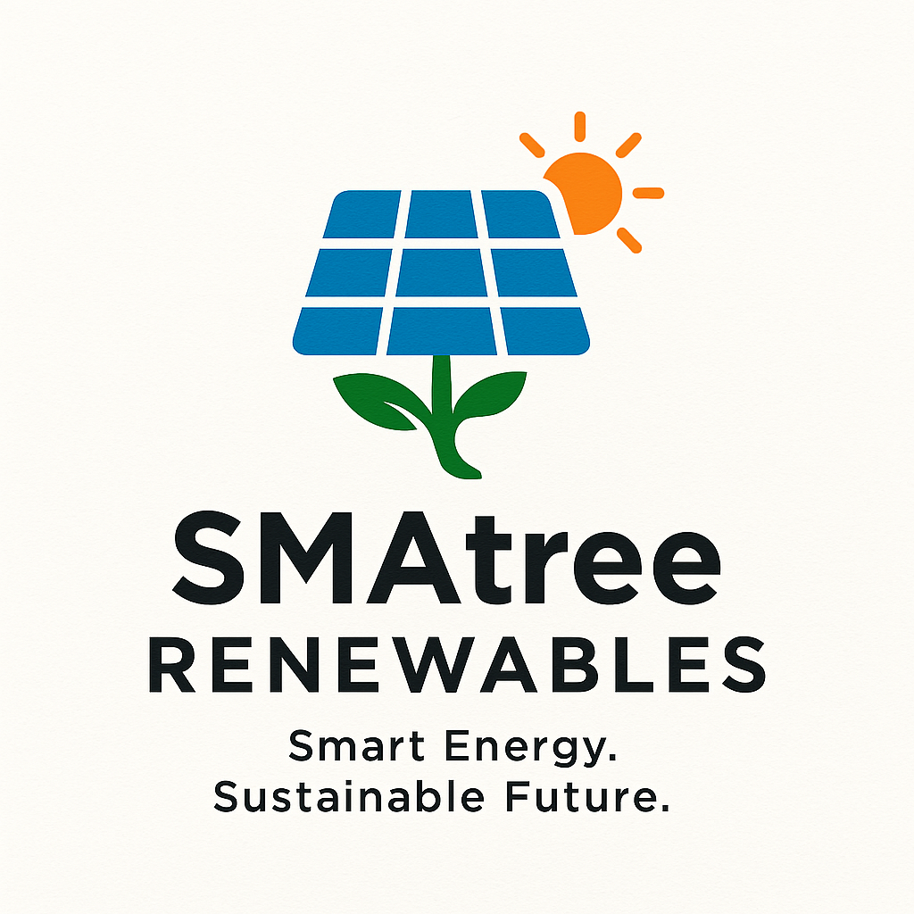 Solar panels installation on modern home rooftop