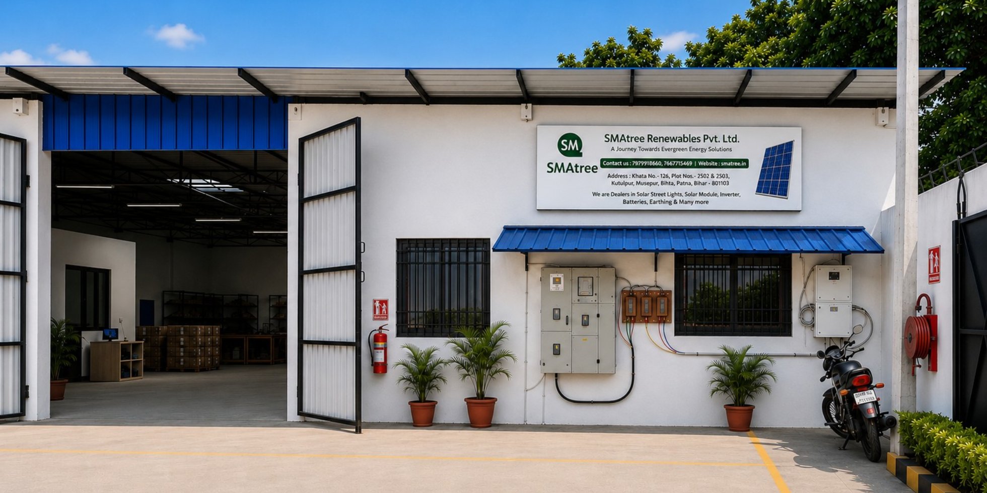 SMAtree manufacturing and solar installation