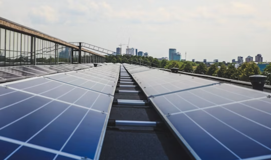 Industrial solar farm